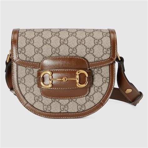 borsa gucci rotonda bianca|Mini borsa rotonda Gucci Horsebit 1955.